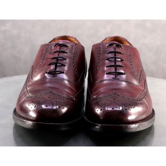 Johnston & Murphy Vintage Men\'s Wingtip Dress Shoes Size 9 D Leather Cognac main image 7